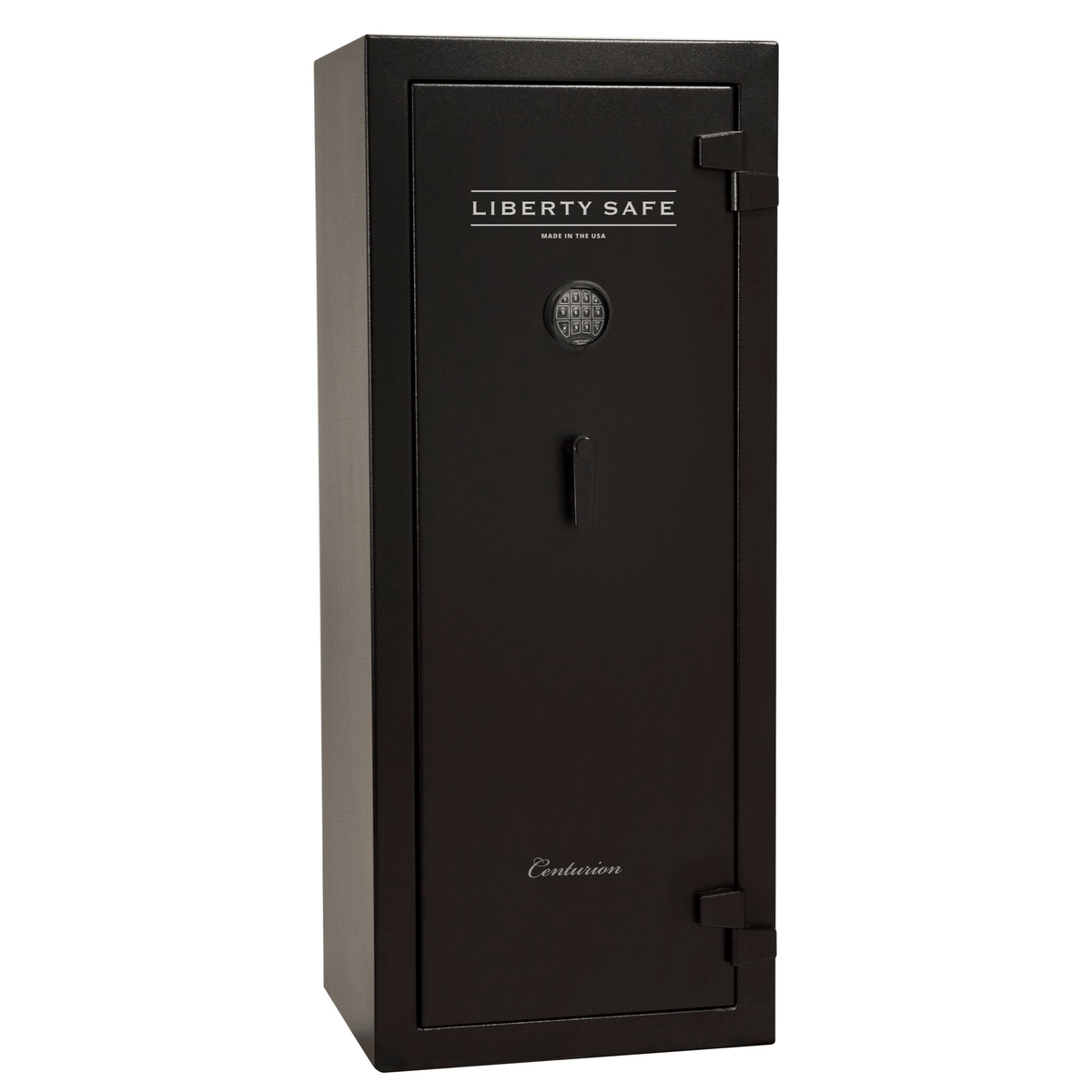 Centurion 18 | Level 1 Security | 30 Minute Fire Protection | Dimensions: 59.5&quot; x 24.25&quot; x 20&quot; | Textured Black | Elock - Closed Door